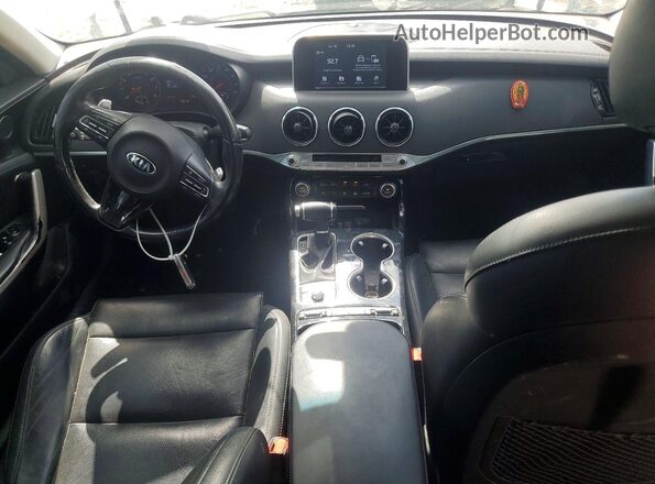 KNAE15LAXK6048655 2019 KIA STINGER White წინა პანელის ხედი