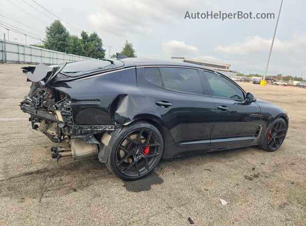 KNAE35LC0K6045016 2019 KIA STINGER Black უკანა მარჯვენა