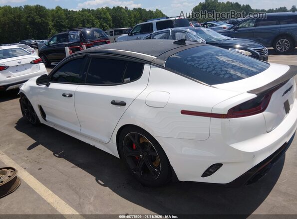 KNAE35LC0K6063323 2019 KIA STINGER White Задня ліва чверть