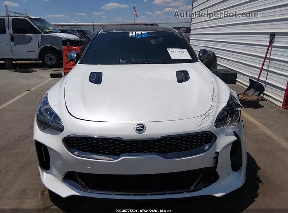 KNAE35LC0K6063323 2019 KIA STINGER White Вид щитка приладів