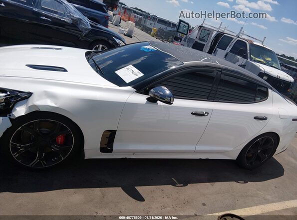 KNAE35LC0K6063323 2019 KIA STINGER White Панорамний вид салону 360°