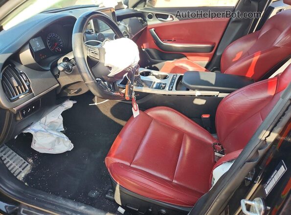 KNAE35LC0M6093926 2021 KIA STINGER Black Սալոնի դիմացի տեսք