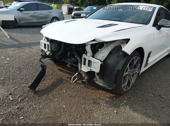 KNAE35LC3L6085270 2020 KIA STINGER White Вид спереду