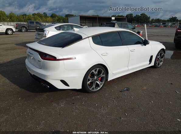 KNAE35LC3L6085270 2020 KIA STINGER White Задня права чверть