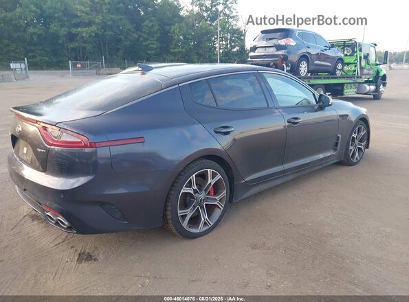 KNAE35LC5K6046906 2019 KIA STINGER Серый Задняя правая четверть