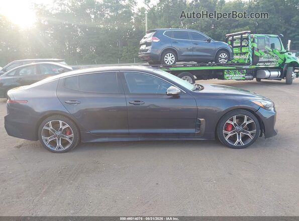 KNAE35LC5K6046906 2019 KIA STINGER Серый Вид задней части салона