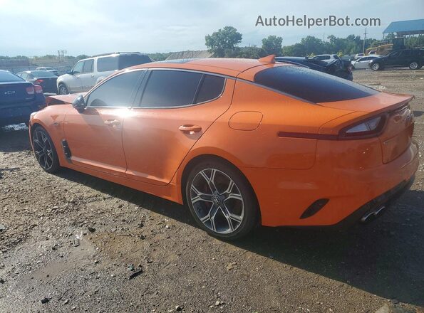 KNAE35LC5K6068615 2019 KIA STINGER Orange Задня ліва чверть