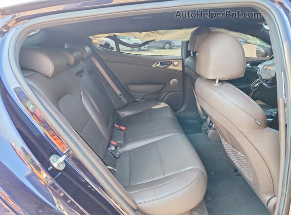 KNAE35LC5L6085058 2020 KIA STINGER Синий Вид задних сидений