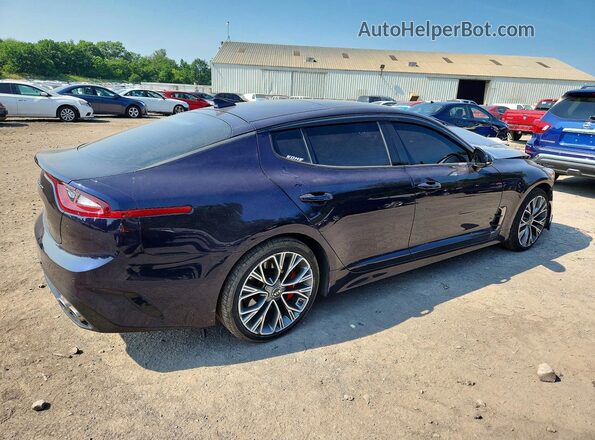 KNAE35LC5L6085058 2020 KIA STINGER Синий Задняя правая четверть