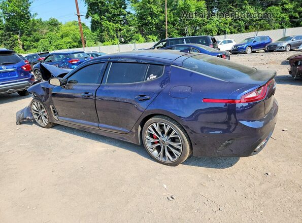 KNAE35LC5L6085058 2020 KIA STINGER Синий Задняя левая четверть
