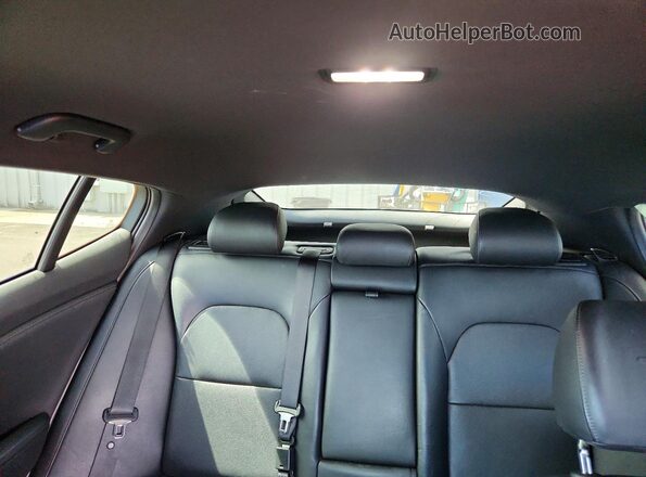 KNAE35LC7J6027644 2018 KIA STINGER Blue Հետևի նստատեղերի տեսք