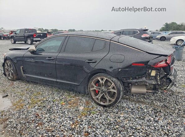 KNAE35LC7K6057938 2019 KIA STINGER Black Rear left