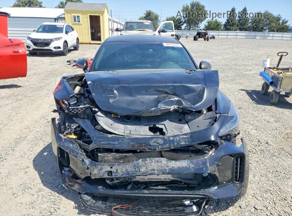 KNAE35LC9L6084592 2020 KIA STINGER Black წინა ხედი