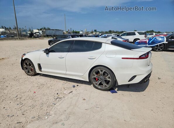 KNAE35LC9L6085435 2020 KIA STINGER White Задня ліва чверть