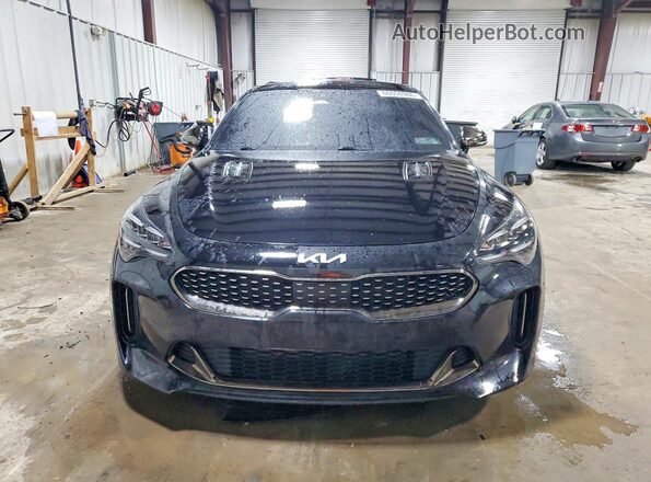 KNAE35LD1N6113708 2022 KIA STINGER Black Front view