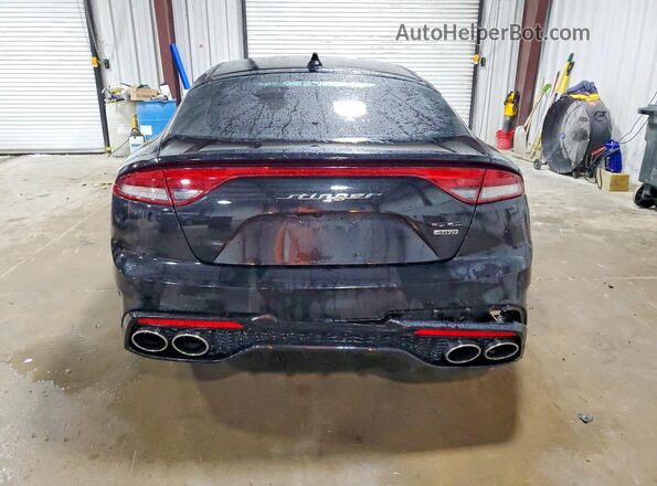 KNAE35LD1N6113708 2022 KIA STINGER Black Rear view