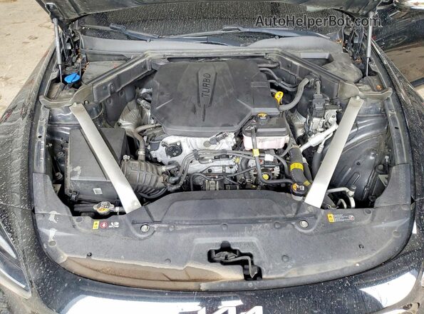 KNAE35LD1N6113708 2022 KIA STINGER Black Rear interior view