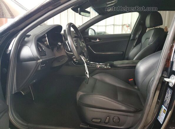 KNAE35LD1N6113708 2022 KIA STINGER Black Front interior view
