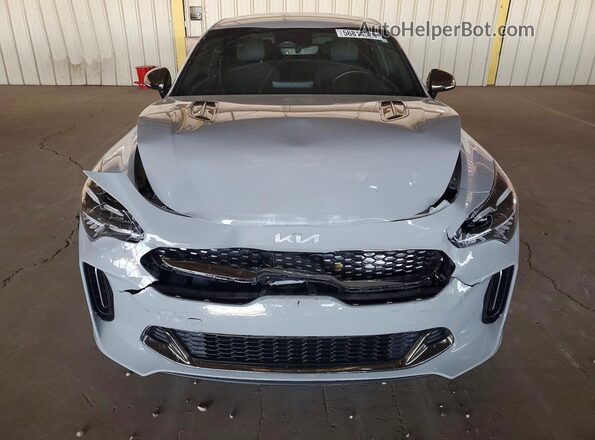 KNAE35LD1P6123531 2023 KIA STINGER Gray Դիմացի տեսք