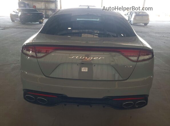 KNAE35LD1P6123531 2023 KIA STINGER Gray Հետևի տեսք