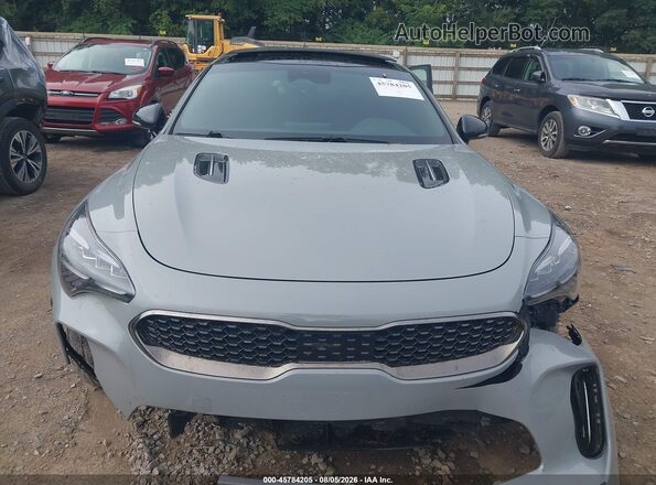 KNAE35LD1P6131340 2023 KIA STINGER Gray Вид щитка приладів
