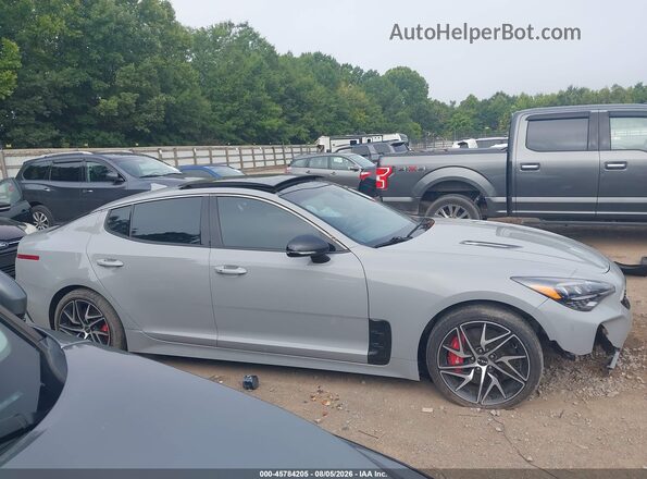 KNAE35LD1P6131340 2023 KIA STINGER Gray Вид задньої частини салону