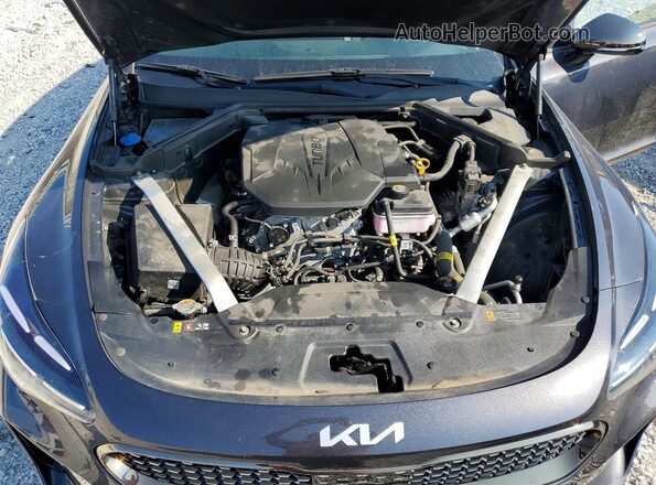 KNAE35LD1P6137798 2023 KIA STINGER Серый Вид задней части салона