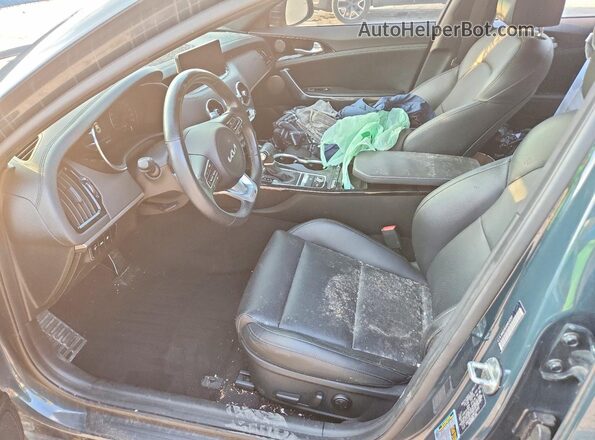 KNAE35LD2N6115287 2022 KIA STINGER Gray Vista interior delantera