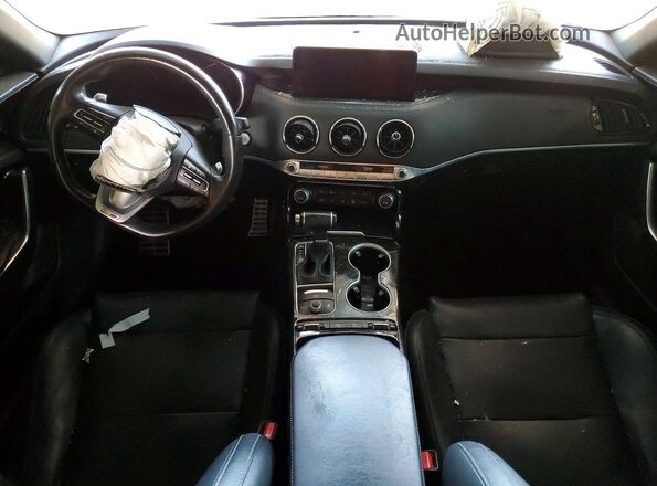 KNAE35LD3N6106954 2022 KIA STINGER Charcoal Առջևի վահանակի տեսք
