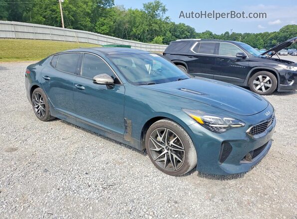 KNAE35LD3P6123000 2023 KIA STINGER Green Front right