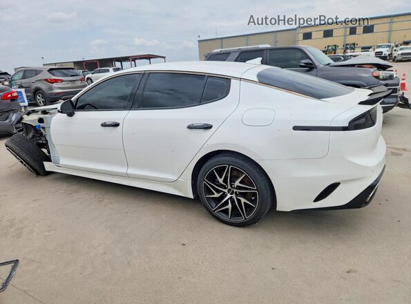 KNAE35LD5N6112271 2022 KIA STINGER White Trasero izquierdo