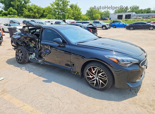 KNAE35LD5P6131650 2023 KIA STINGER Black Առջևի աջ