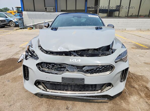 KNAE35LD6N6109945 2022 KIA STINGER Gray Front view