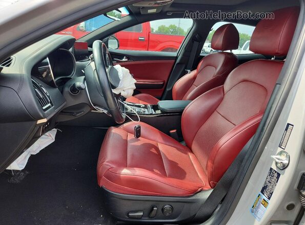 KNAE35LD6N6109945 2022 KIA STINGER Gray Front interior view
