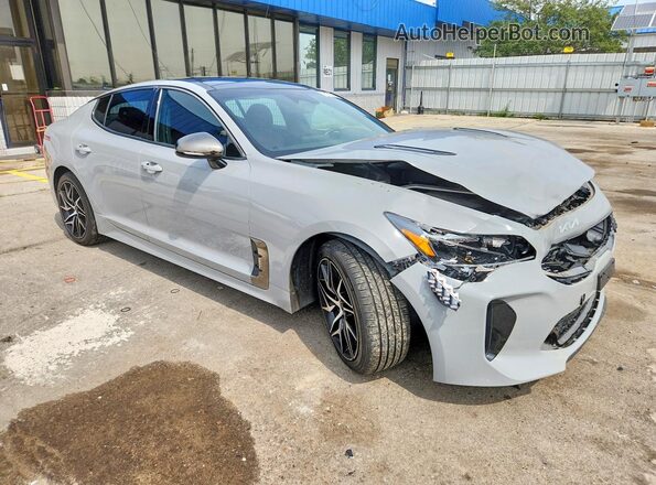 KNAE35LD6N6109945 2022 KIA STINGER Gray Front right