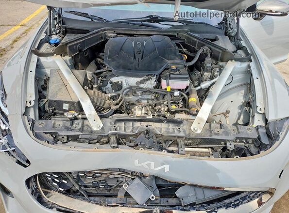 KNAE35LD6N6109945 2022 KIA STINGER Gray Rear interior view