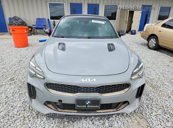 KNAE35LDXP6125651 2023 KIA STINGER Gray Front view