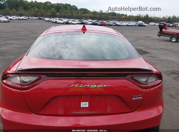 KNAE45LC0J6030589 2018 KIA STINGER Red 