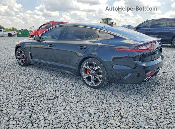 KNAE45LC1L6081411 2020 KIA STINGER Black Trasero izquierdo