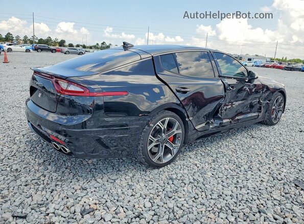 KNAE45LC1L6081411 2020 KIA STINGER Black Trasero derecho