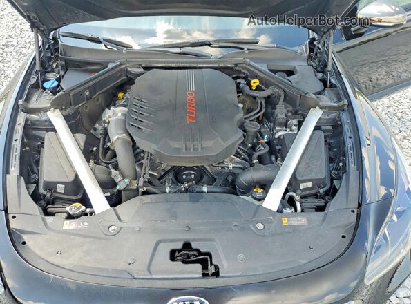 KNAE45LC1L6081411 2020 KIA STINGER Black Vista interior trasera