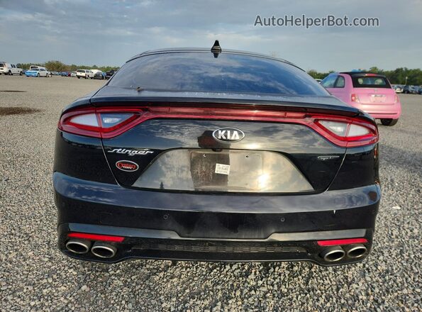 KNAE45LC2K6051042 2019 KIA STINGER Черный Вид сзади
