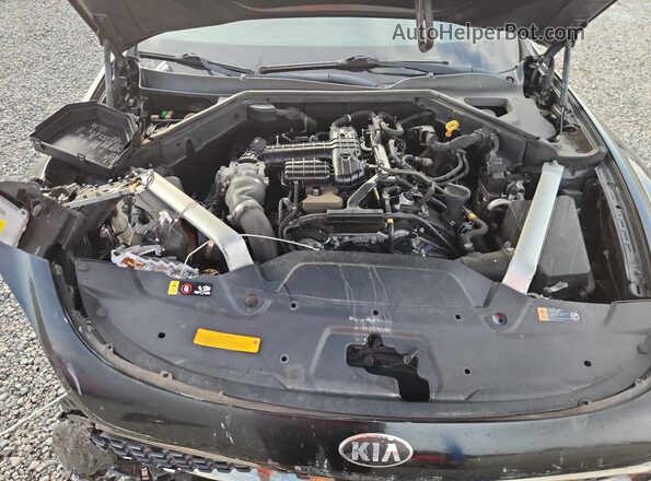 KNAE45LC2K6051042 2019 KIA STINGER Черный Вид задней части салона