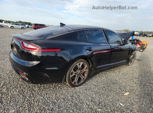 KNAE45LC2K6051042 2019 KIA STINGER Черный Задняя правая четверть