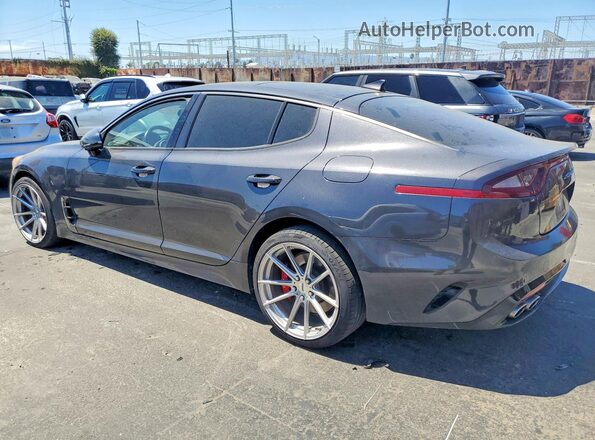 KNAE45LC2M6089745 2021 KIA STINGER Gray Задня ліва чверть
