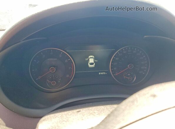 KNAE45LC2M6089745 2021 KIA STINGER Gray Вид щитка приладів