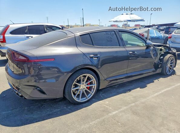 KNAE45LC2M6089745 2021 KIA STINGER Gray Задня права чверть