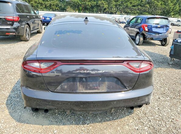 KNAE45LC5L6083243 2020 KIA STINGER Gray Հետևի տեսք