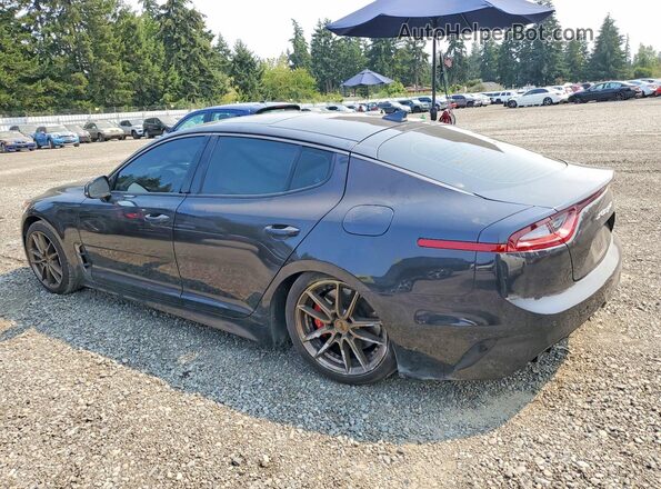 KNAE45LC5L6083243 2020 KIA STINGER Gray Հետևի ձախ