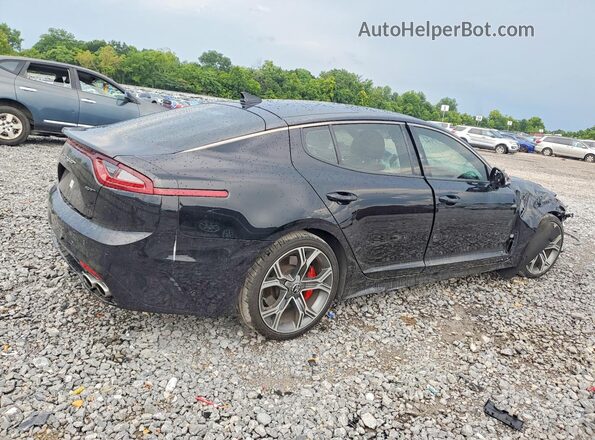 KNAE45LC6M6087903 2021 KIA STINGER Black Задня права чверть